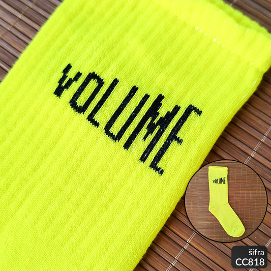 Unisex sportske čarape sa tekstom 37-43 CC 818