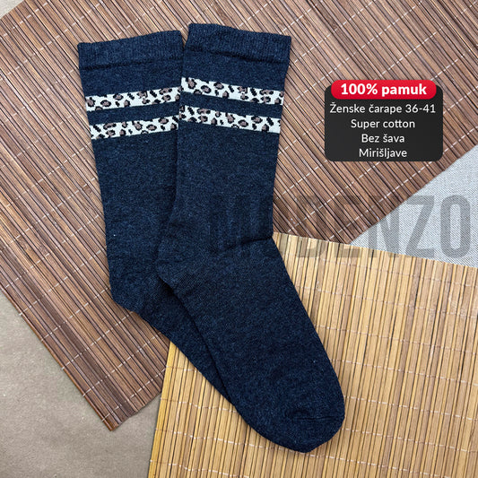 Ženske mirišljave čarape super cotton 36-41 CD 105