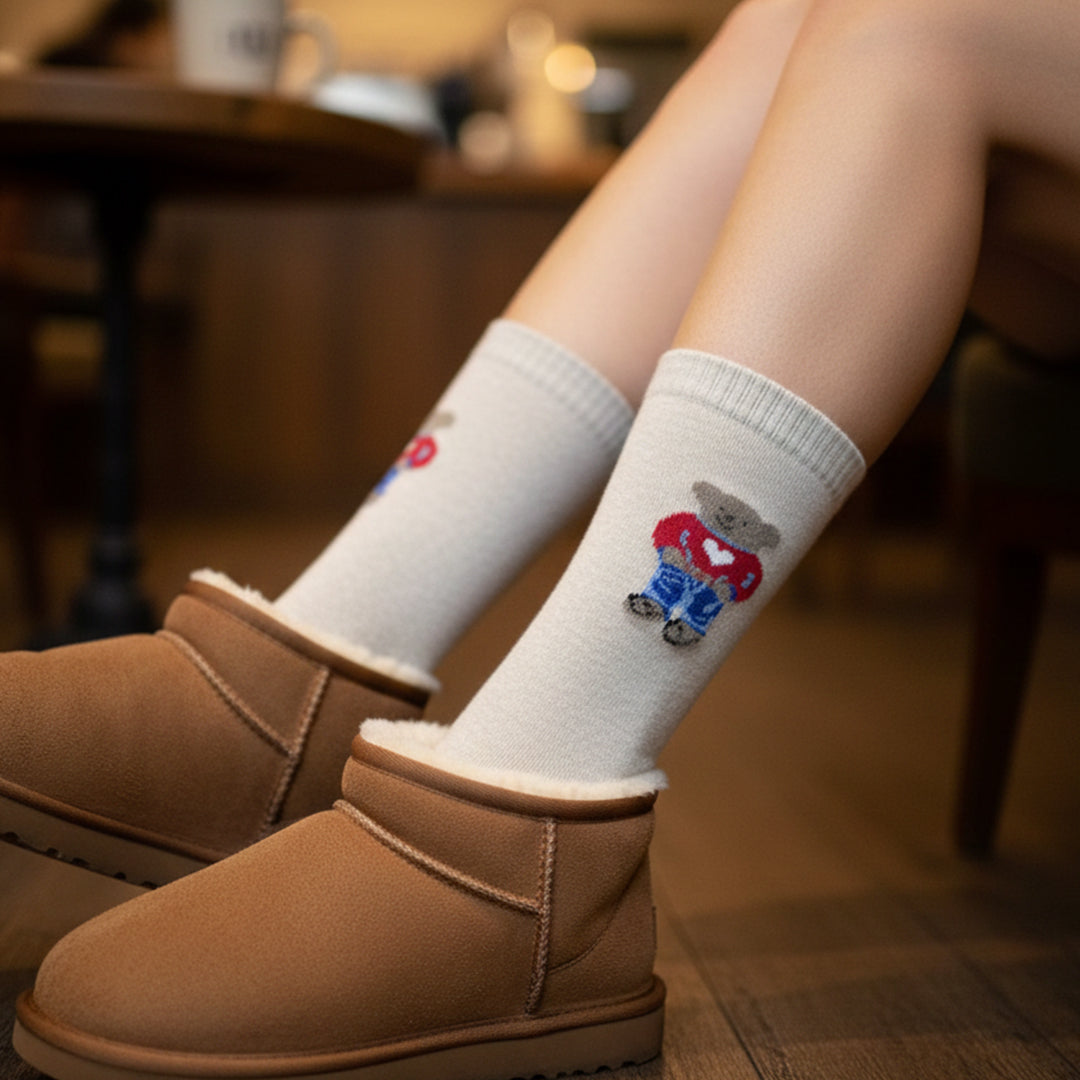 Teddy Cozy čarape – idealne uz UGG-ice! 🧸✨