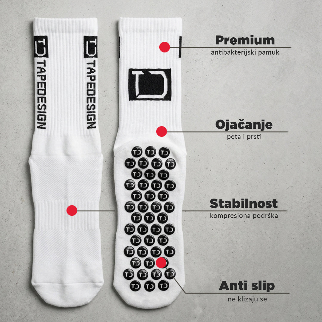 ANTI SLIP Sportske Čarape – Maksimalna Kontrola u Svakom Pokretu TD