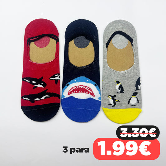 Muške nevidljive čarape 40-45 SET 3 para