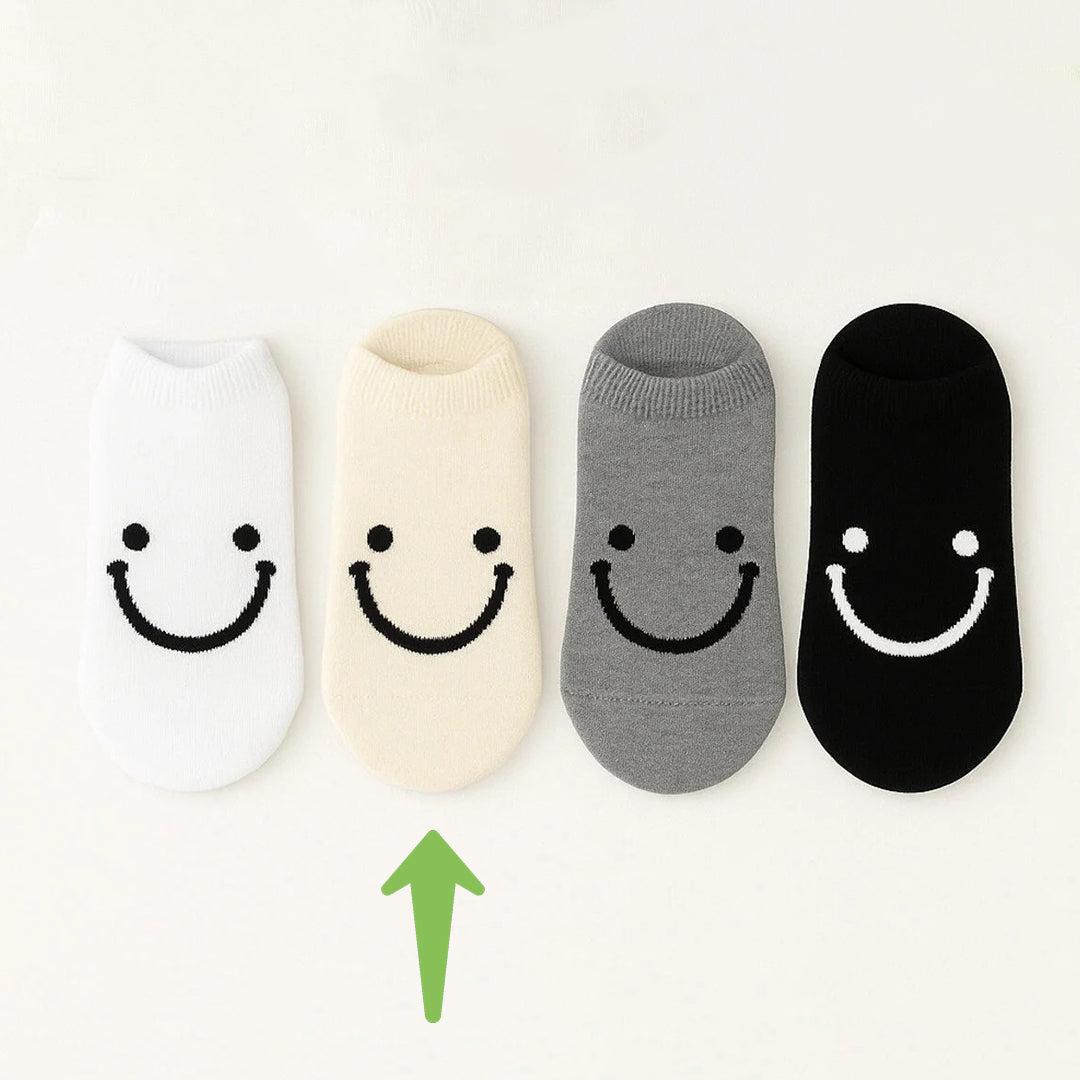 Ženske pamučne sneakers čarape smile 😀