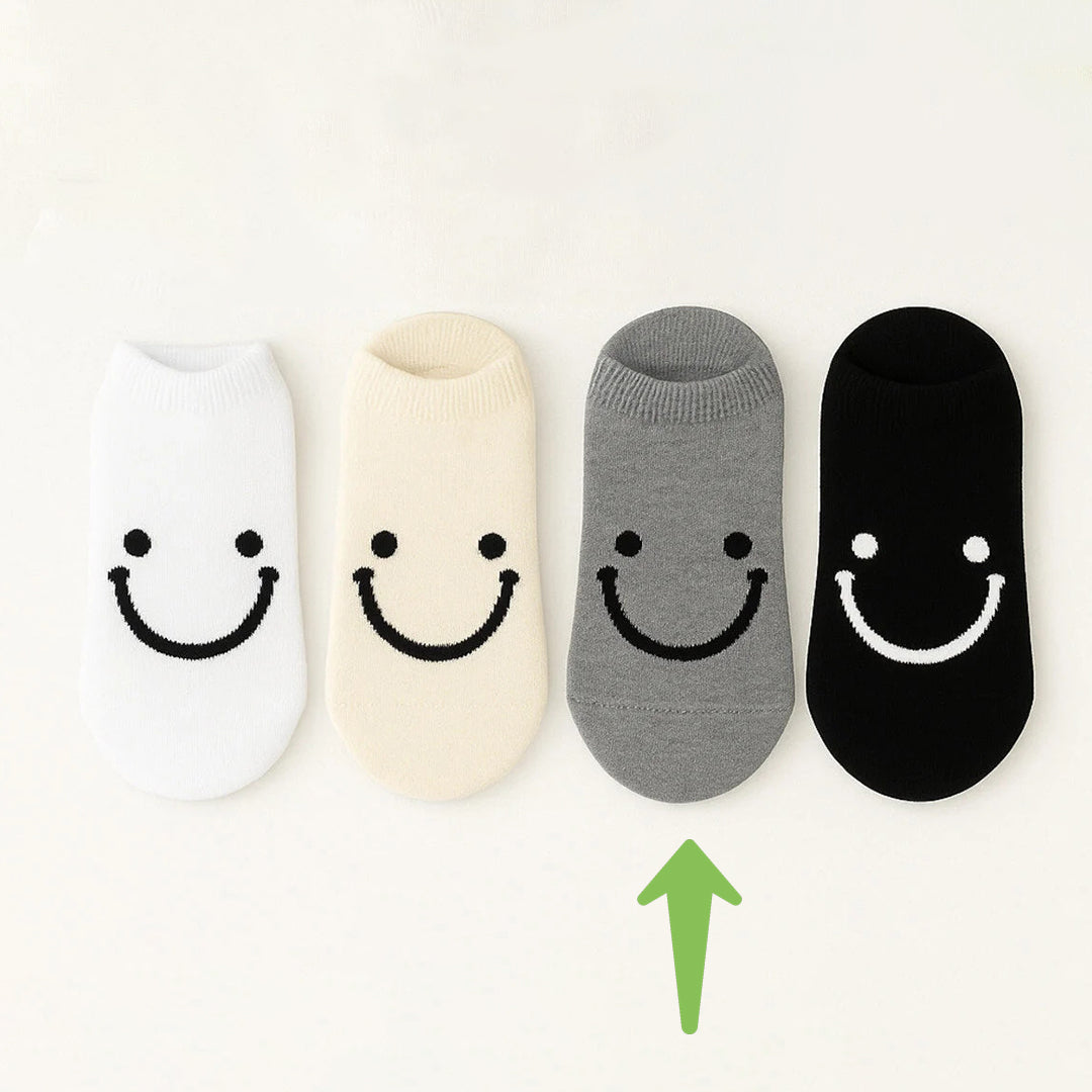 Ženske pamučne sneakers čarape smile 😀