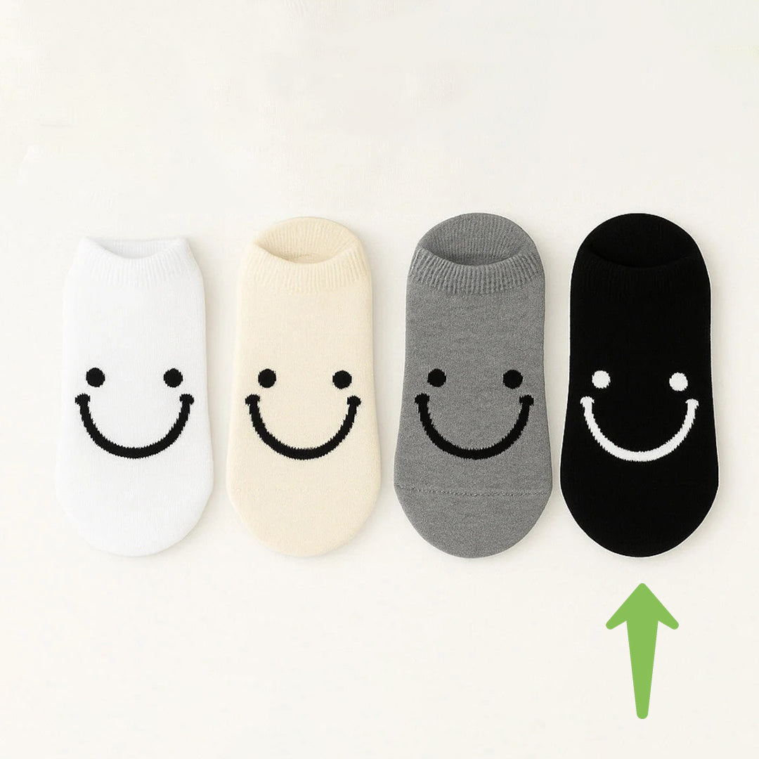 Ženske pamučne sneakers čarape smile 😀