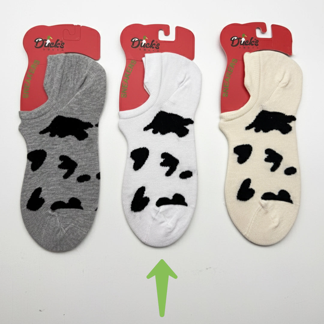 Ženske pamučne sneakers čarape 🐄