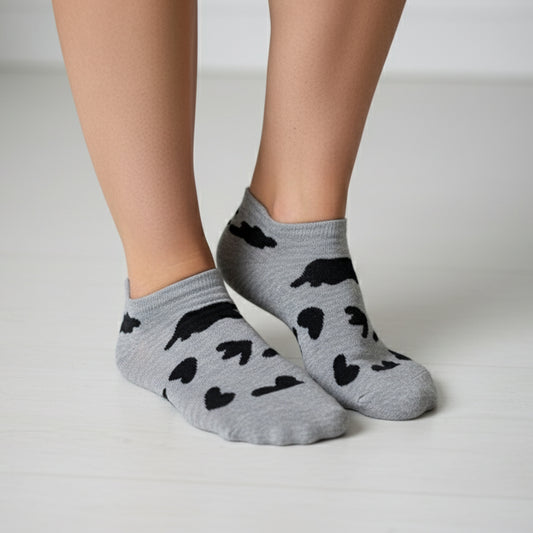 Ženske pamučne sneakers čarape 🐄