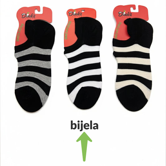 Ženske pamučne sneakers čarape 🐄