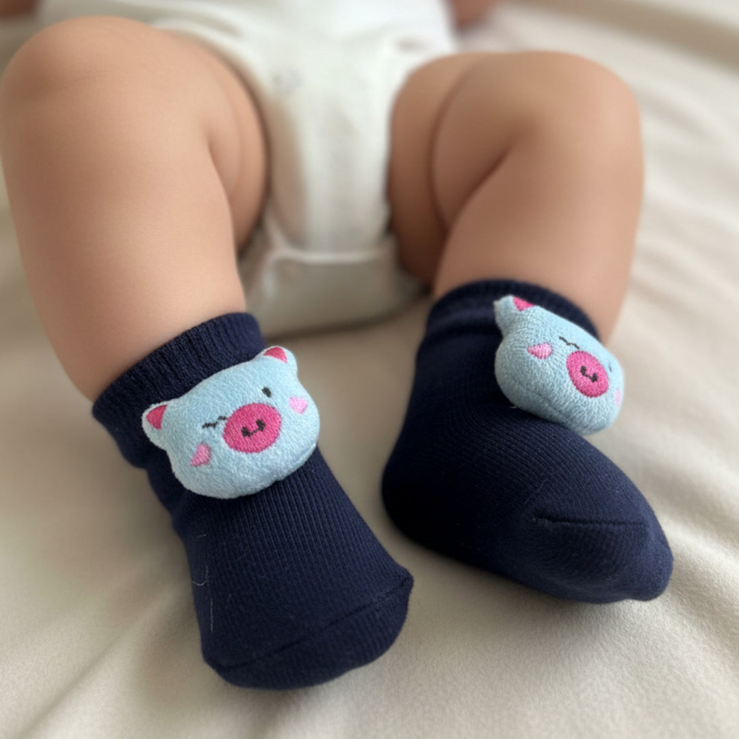 🧸 3D Baby Čarape sa Likovima