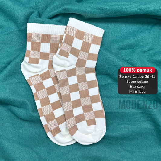 Ženske polukratke čarape super cotton 36-41 CD 85