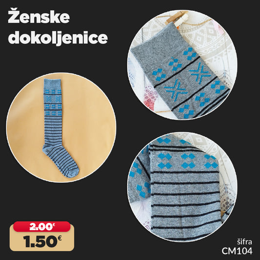 Ženske pamučne dokoljenice 38-42 CM 104