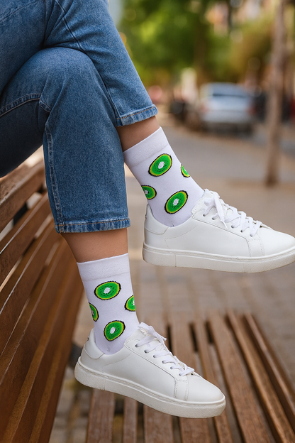 Unisex šarene čarape 37-43 kivi