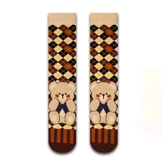 Unisex šarene čarape 37-43 medvedic