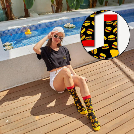 Unisex šarene čarape 37-43 hamburger