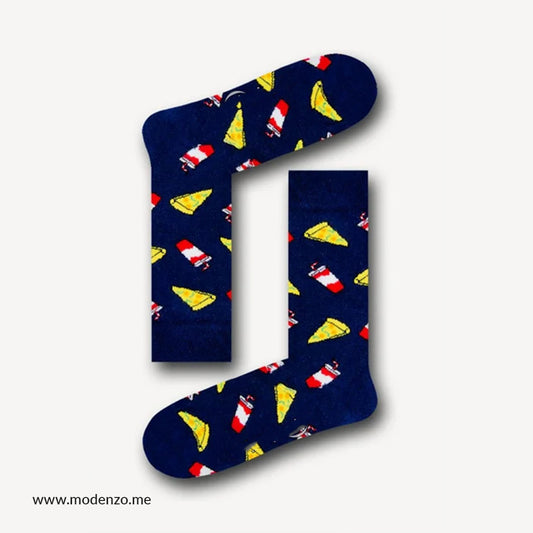 Unisex šarene čarape 37-43 pizza