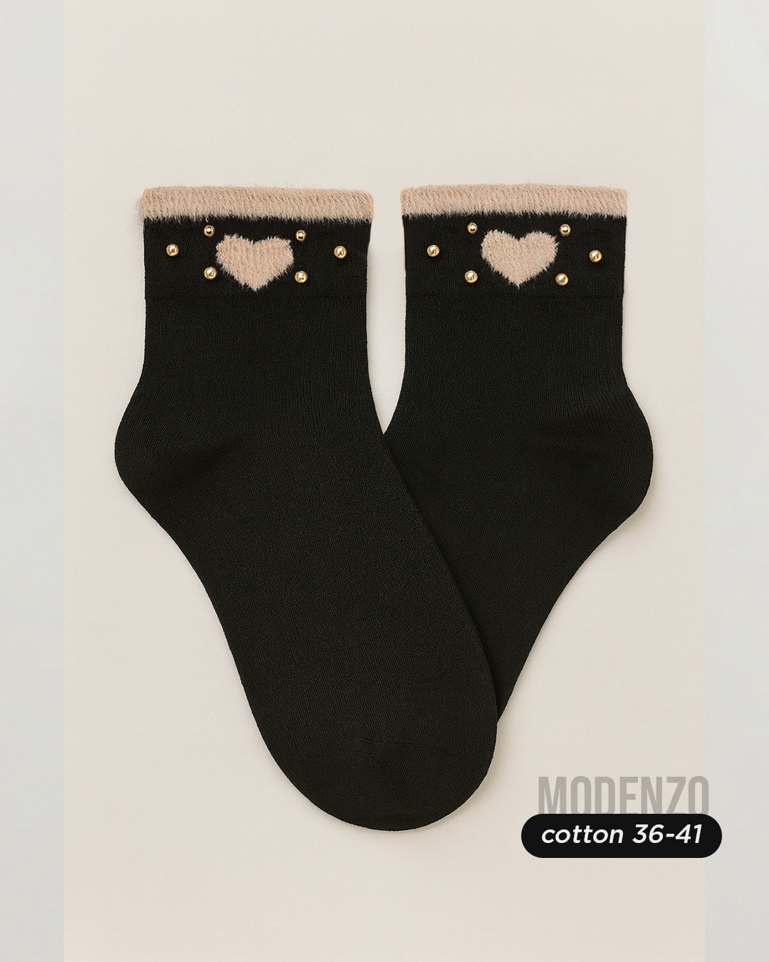 Ženske polukratke čarape sa ukrasima 36-41