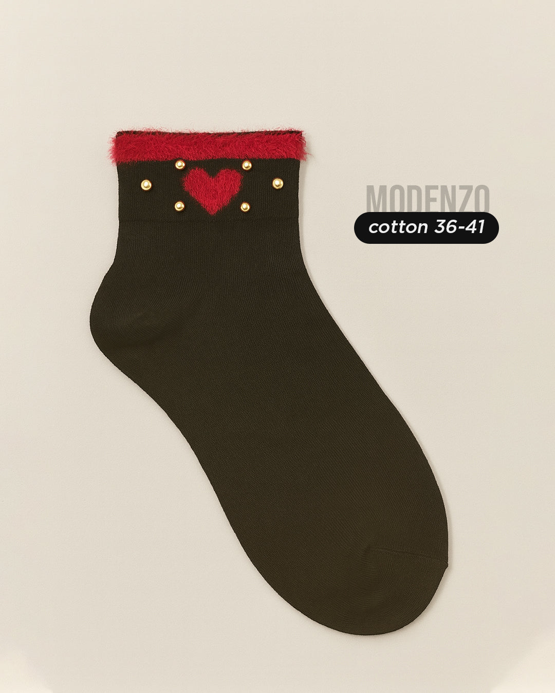 Ženske polukratke čarape sa ukrasima 36-41