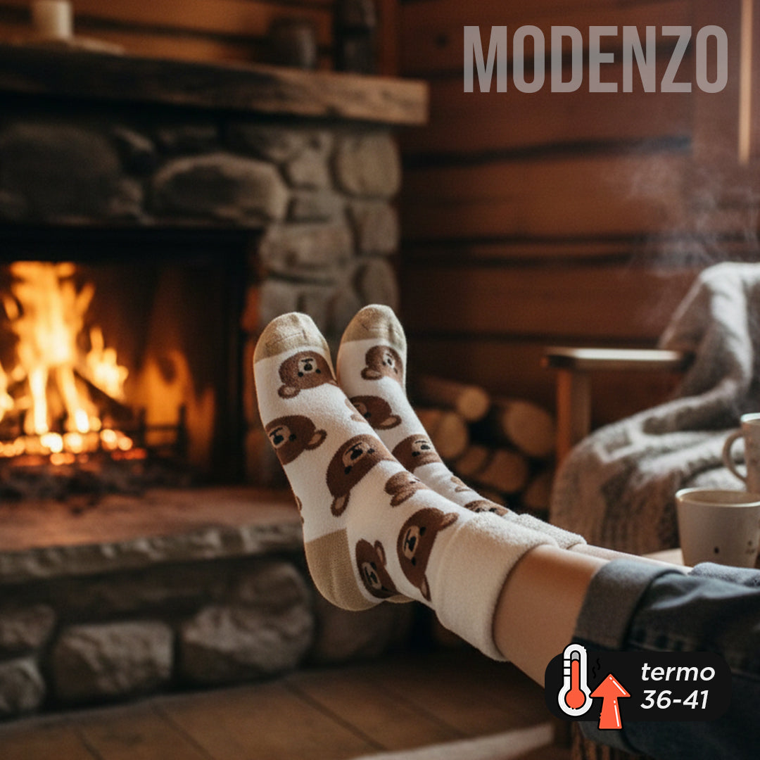 Termo čarape sa medvjedićima🐻