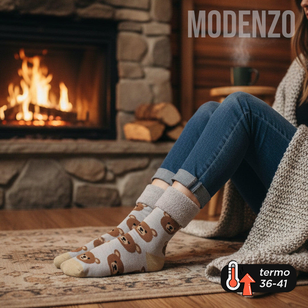 Termo čarape sa medvjedićima🐻