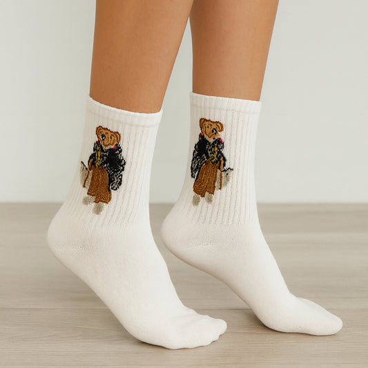 Unisex šarene čarape 37-43 medvedic