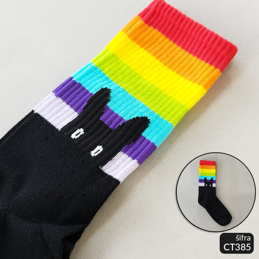 Unisex šarene čarape 37-43 CT 385 (tanke čarape)