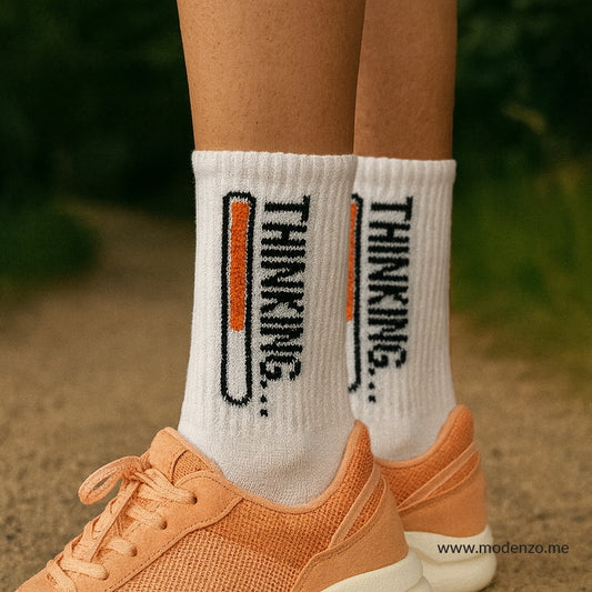 Unisex šarene čarape 37-43 "Thinking"