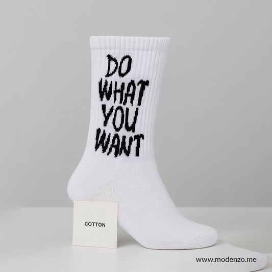 Unisex šarene čarape 37-43 "Do what you want"