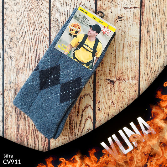 Muške tople vunene čarape 40-44 CV 911