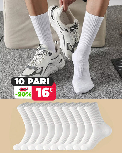Sportske pamučne čarape 40-44 CX1 SET 10 pari