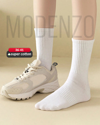 Ženske sportske čarape 36-41 CX115 bijela