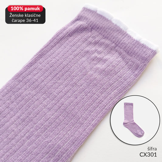 Ženske klasične čarape 36-41 CX301