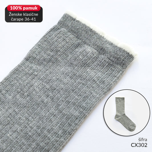 Ženske klasične čarape 36-41 CX302
