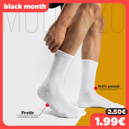 Sportske pamučne čarape (frotir) 40-44 CX 60