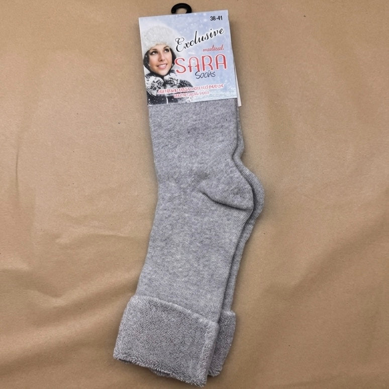 Ženske jednobojne termo čarape 36-41