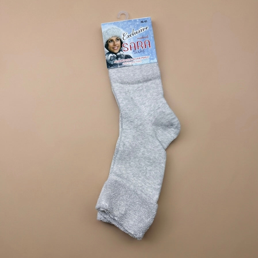 Ženske jednobojne termo čarape 36-41