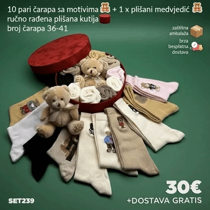 🧸Poklon koji grije i srce i stopala!