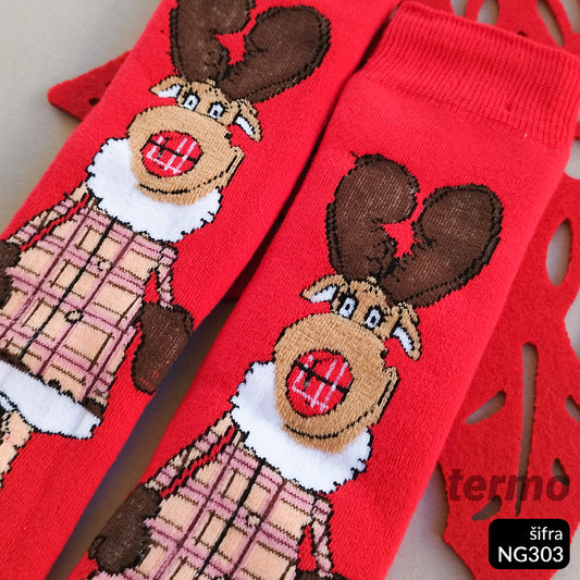 Novogodišnje termo čarape 37-43 NG 303