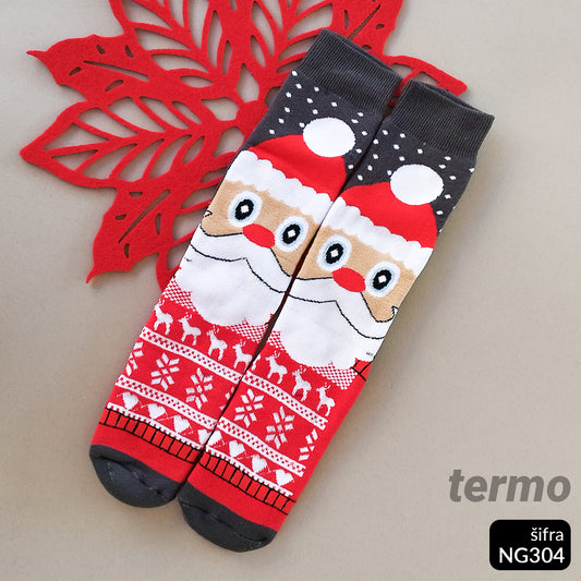Novogodišnje termo čarape 37-43 NG 304