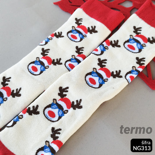 Novogodišnje termo čarape 37-43 NG 313