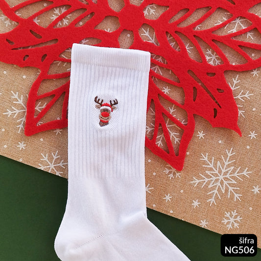 Novogodišnje čarape sa vezom 37-43 NG 506