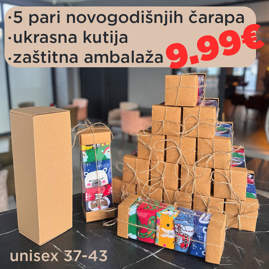 SET novogodišnje čarape UNISEX