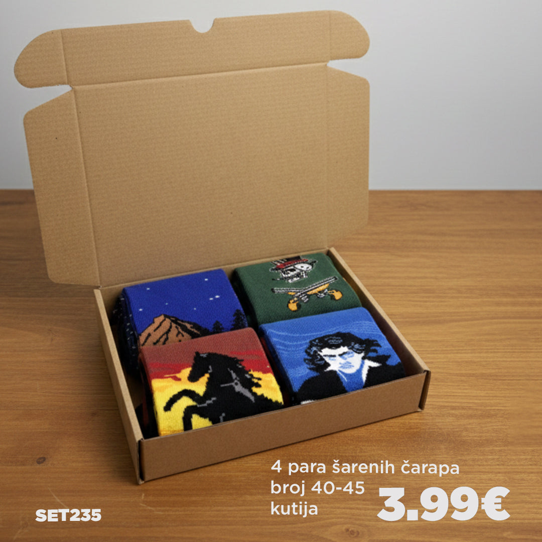 🎁Kutija iznenađenja - mix 4 para broj 40-45