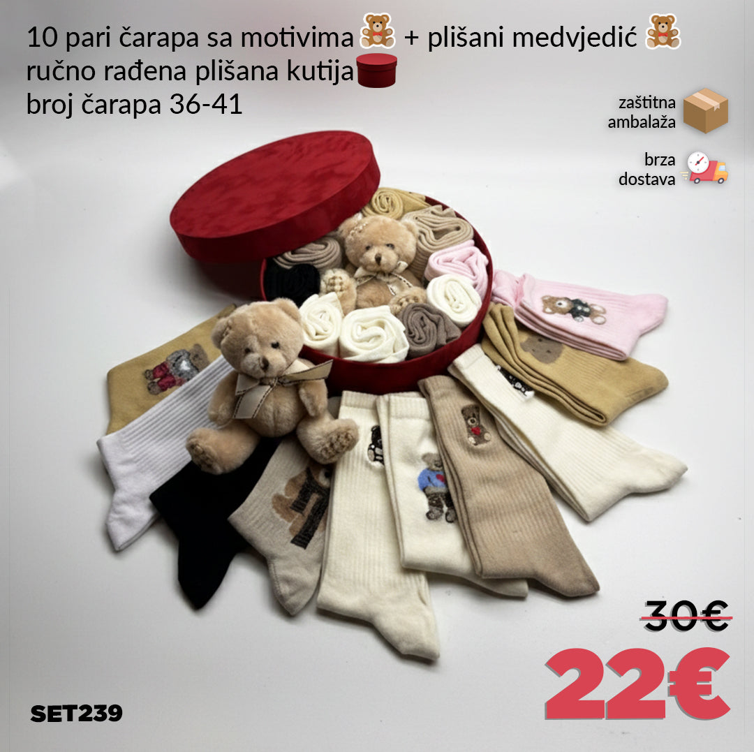 🧸Poklon koji grije i srce i stopala!