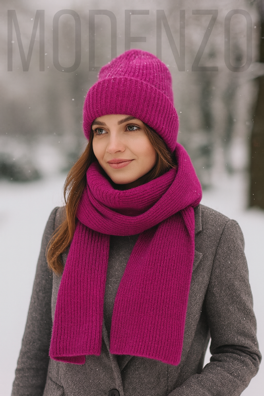 Elegantni ženski set (kapa + šal) SS 51