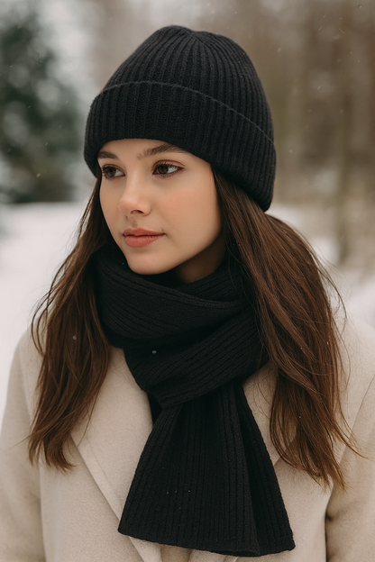 Elegantni ženski set (kapa + šal) SS 59