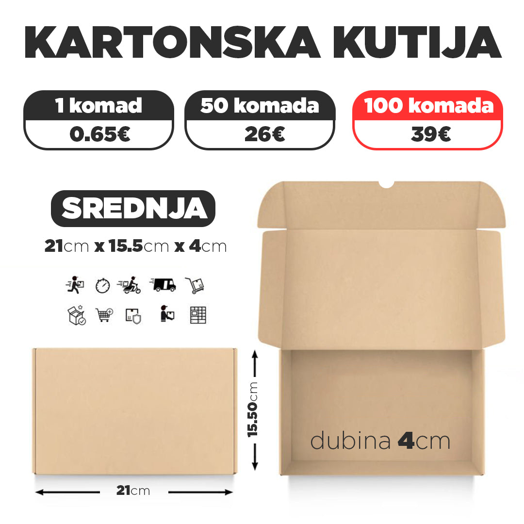 🎁Kutija za pakovanje - SREDNJA