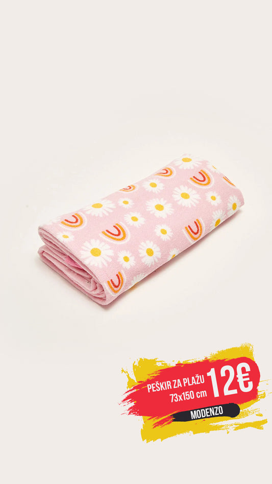 Peškir za plažu Flowers 73x150cm