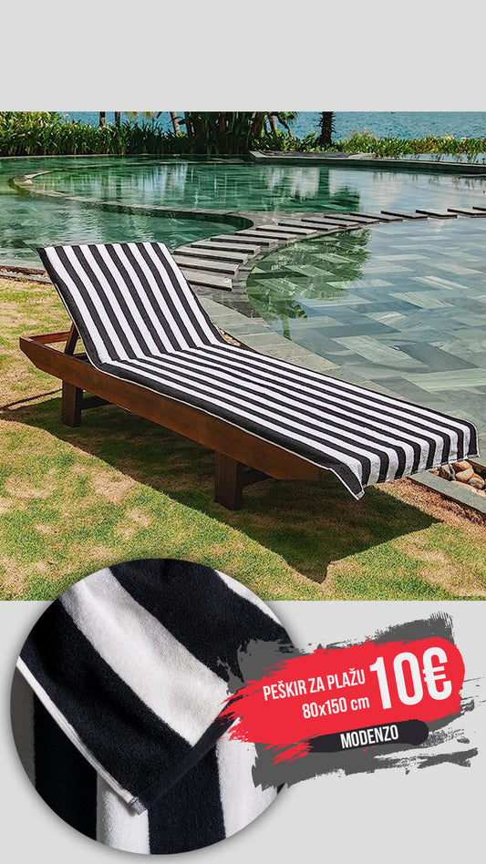 Peškir za plažu na linije 80x150cm