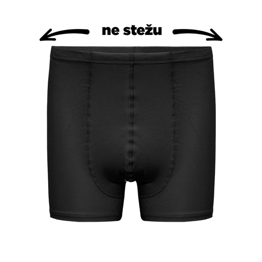 Muške bokserice koje ne stežu - crna boja