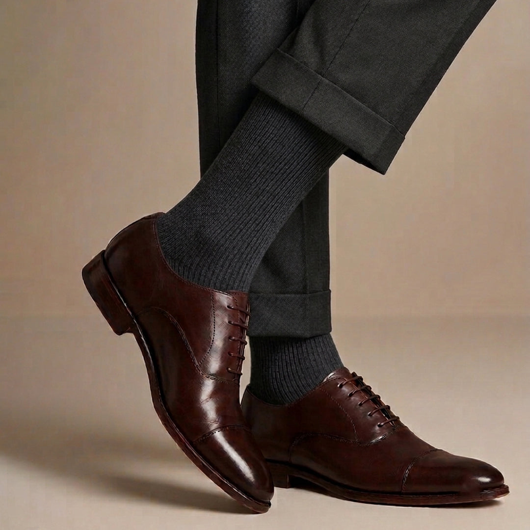Elegantne čarape od bambusa sa tankim prugama 40-44