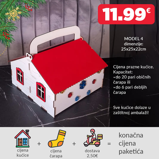 Kućica za čarape model 4